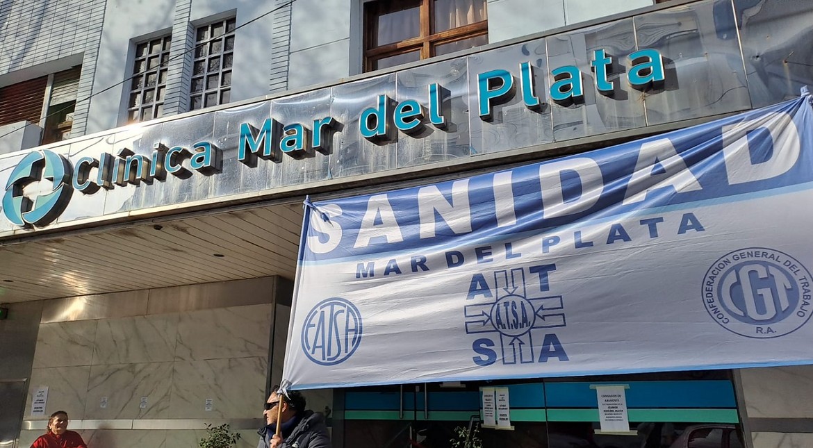 Clausuraron el área de internación de la Clínica Mar del Plata: "No pueden ingresar mas pacientes"