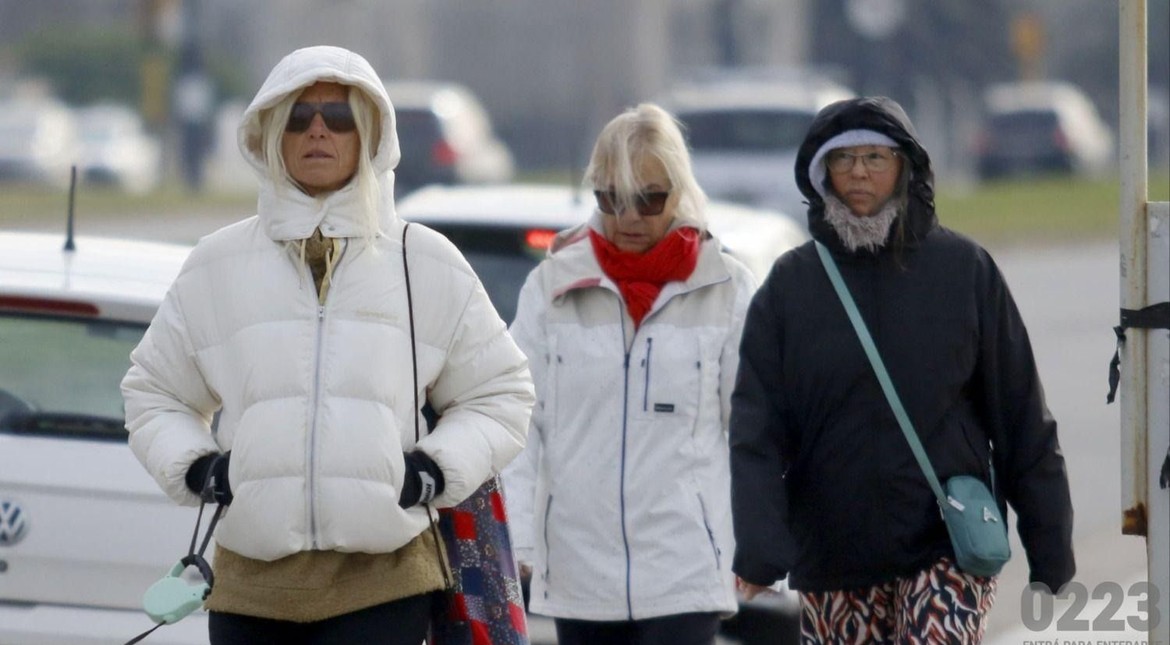 Se terminó el Mundial pero no el invierno: lunes frío y nublado en Mar del Plata