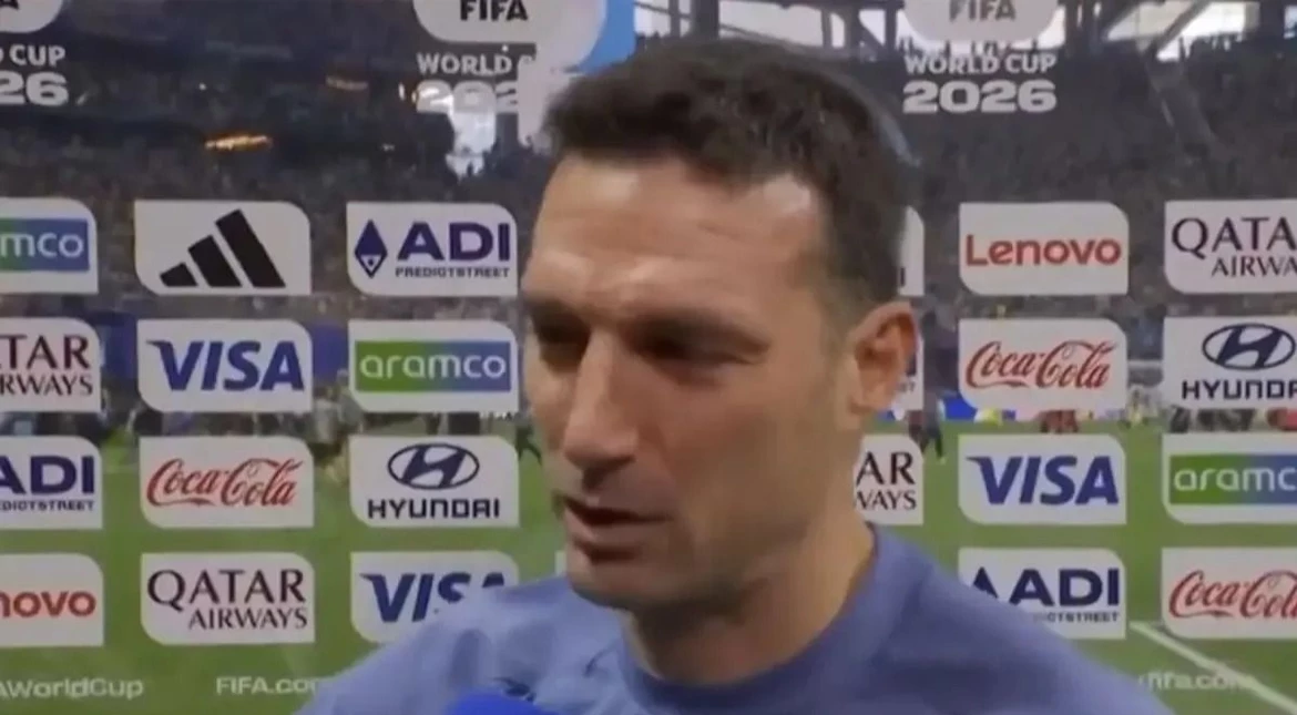 Scaloni se quebró cuando terminó el partido: "Que grupo de jugadores, hermano"