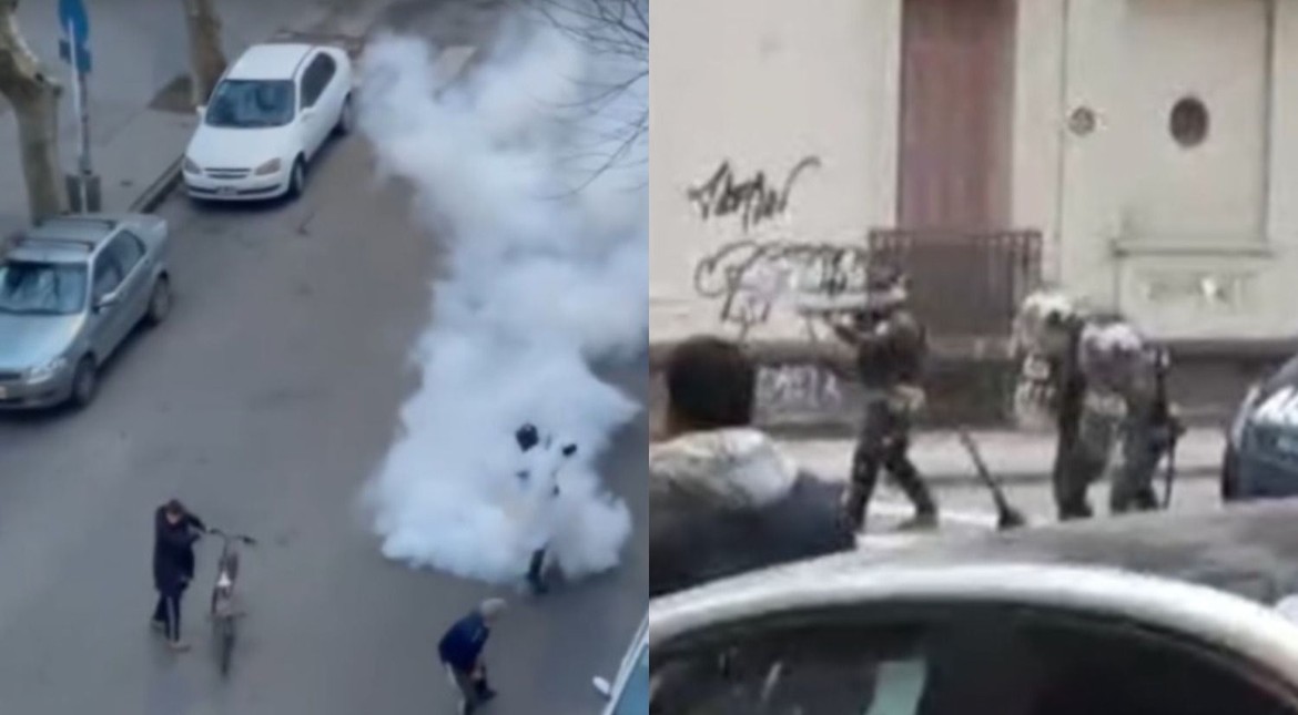 Balas de goma y gases lacrimógenos: disturbios entre hinchas y la Policía opacaron los festejos en Mar del Plata