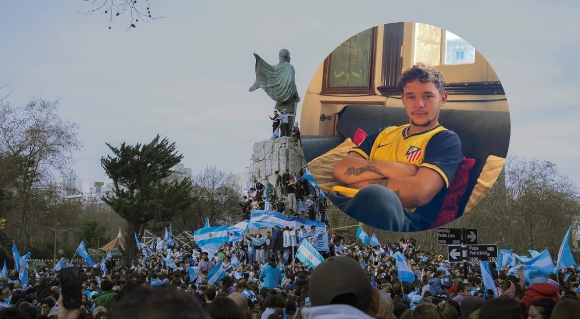 Fue al Monumento a celebrar el triunfo de Argentina y desapareció: lo buscan desesperadamente