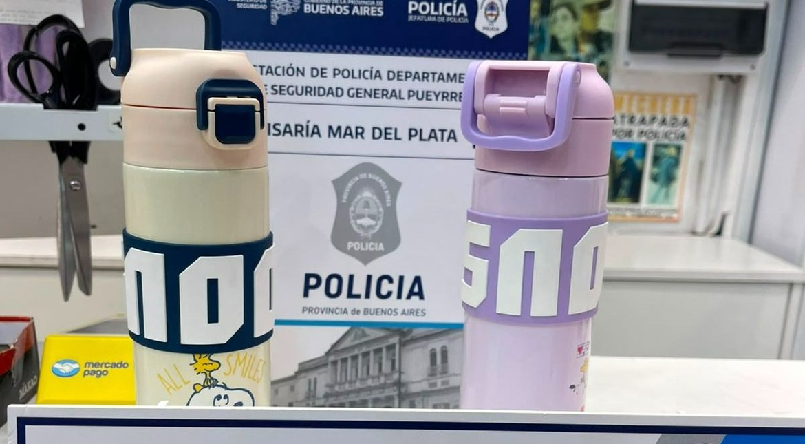 Adolescente intentó robar dos botellas térmicas de un bazar