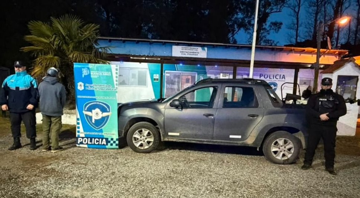 Interceptan en ruta 56 una camioneta robada en Mar del Plata y aprehenden a su conductor
