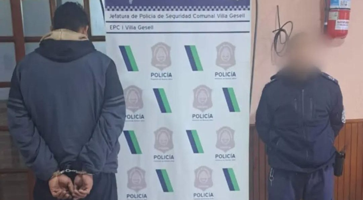Amenazó a la expareja en su lugar de trabajo y descubrieron que lo buscaba la justicia