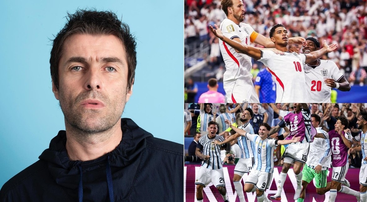 Un tuit de Liam Gallagher encendió las redes en la previa del Argentina - Inglaterra