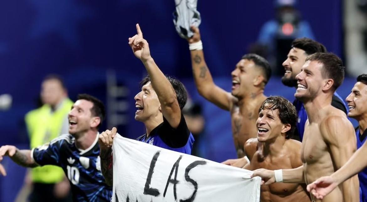 "Las Malvinas son argentinas": los jugadores se plantaron contra la insólita prohibición