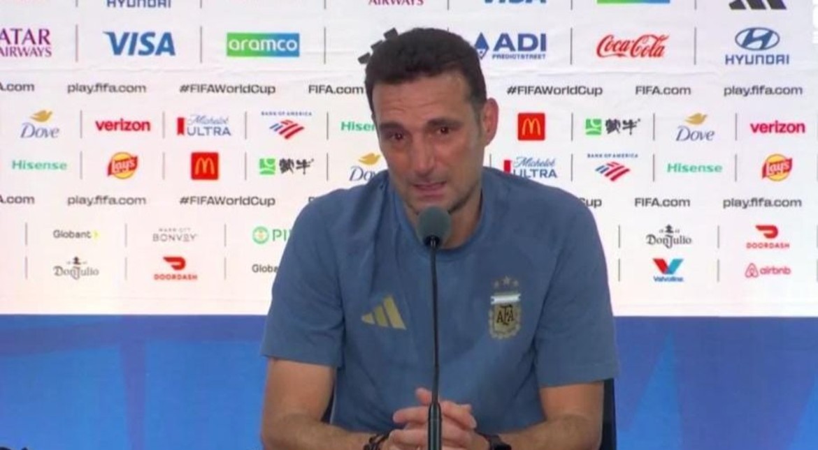 “No sé si se va a poder hacer algo tan grande como esto”: Scaloni muy emocionado entre lágrimas sembró dudas sobre su continuidad