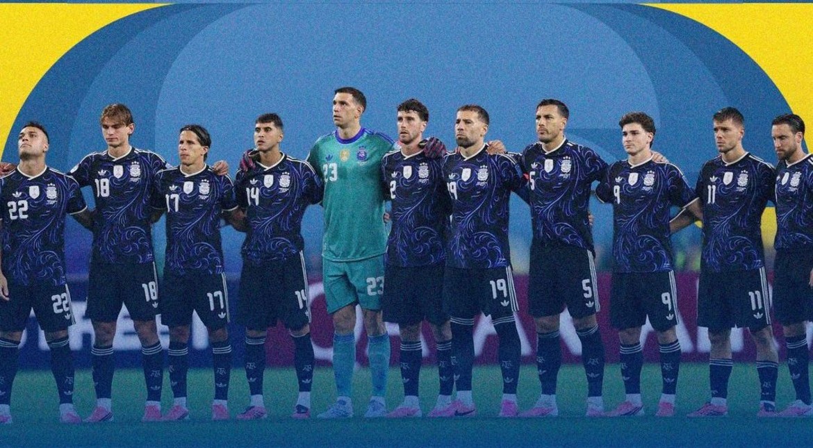Central "borró" a Messi en el saludo a la Selección y fue destrozado en redes sociales