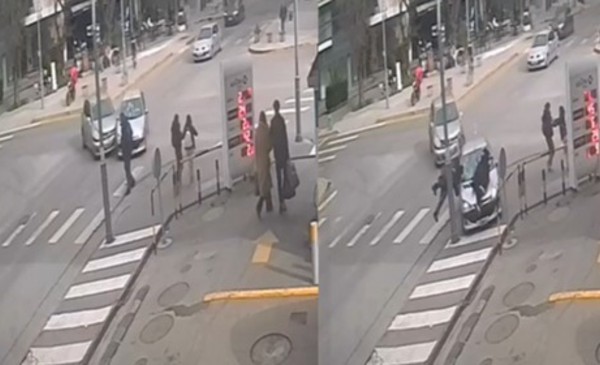 La mujer que chocó y atropelló a dos personas en pleno centro manejaba con una licencia falsa