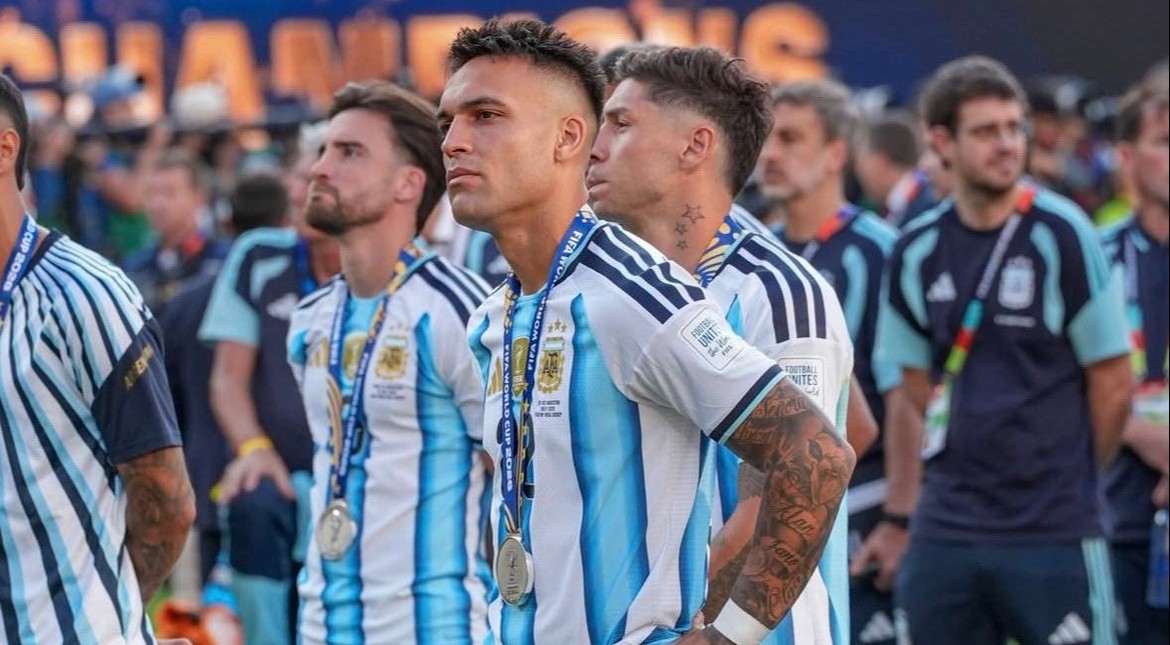 El "palito" de Lautaro Martínez: "Me hubiera gustado ayudar adentro de la cancha"