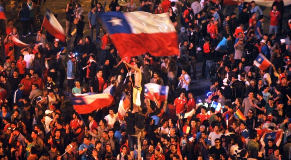 ¿Estaban nerviosos?: en Chile se festejó la derrota Argentina en la final