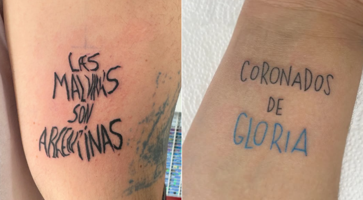 Del Sol de Mayo a las Malvinas: qué eligieron tatuarse los argentinos en este Mundial y cuánto cuesta