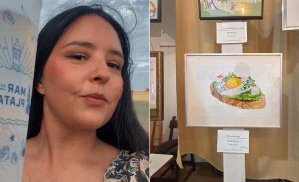 Una artista plástica marplatense exhibirá una obra en Japón: "Es un sueño cumplido"