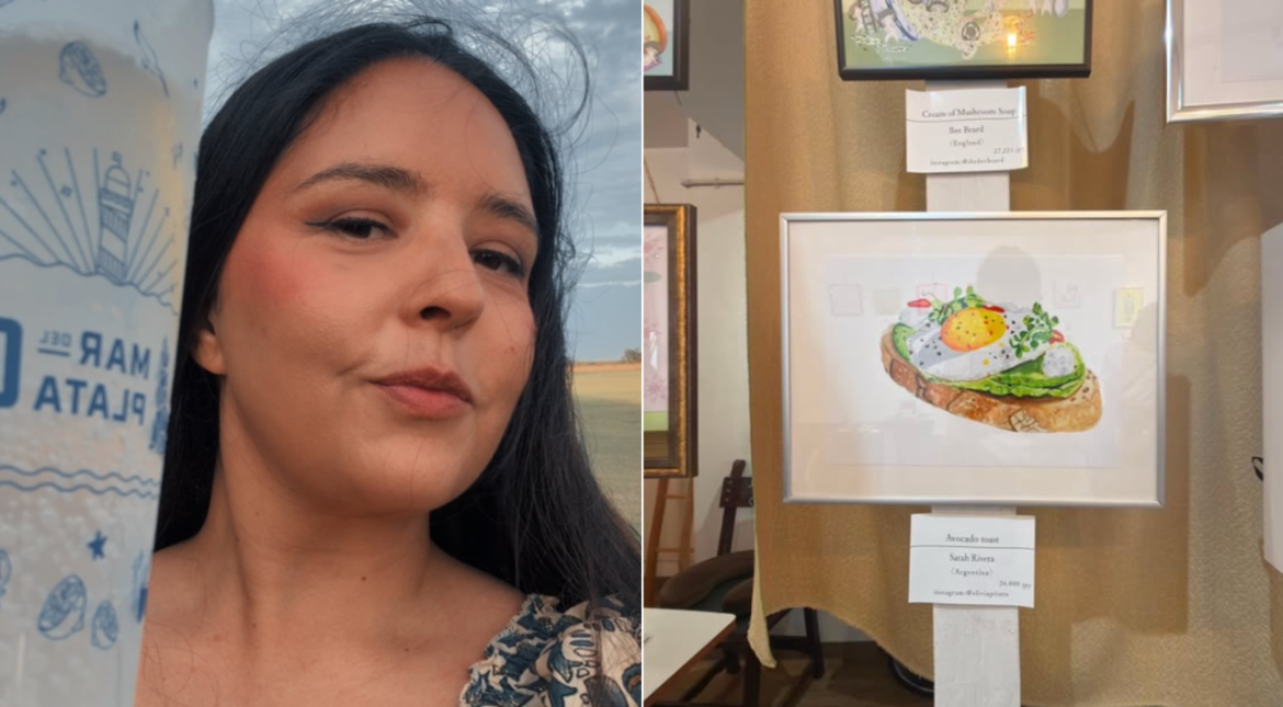 Una artista plástica marplatense exhibirá una obra en Japón: "Es un sueño cumplido"