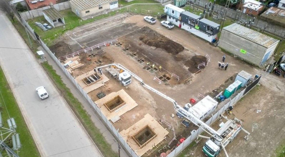 Avanza la construcción de la estación transformadora que potenciará el desarrollo de Quequén y la región