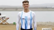 Con el marplatense Agustín Scenna, el ocho masculino de remo se tiñó de oro en Lima