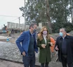 Katopodis y Tolosa Paz visitaron Las Flores y recorrieron obras sobre ruta 3