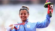 Bronce para la entrerriana Antonella Ruiz Díaz en lanzamiento de bala