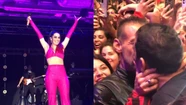 Lali Espósito fue testigo de una propuesta de casamiento en medio de su recital