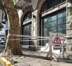 Un inmueble abandonado en el centro de Mar del Plata corre riesgo de derrumbe. Foto: 0223.