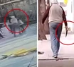 El hombre fue a buscar a los jóvenes y los atacó con una cuchilla.