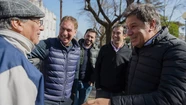 Facundo Manes resaltó la "experiencia, gestión, visión y fortaleza" de Santilli para ser gobernador.
