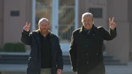 La postal de Paredi junto al precandidato de Unión por la Patria, Walter 'Wini'.