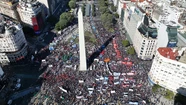 En el Obelisco organizaciones sociales y políticas repudiaron la muerte de Molares: hubo incidentes