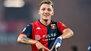 Mateo Retegui debutó oficialmente con un doblete