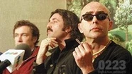 Indio Solari, Semilla Bucciarelli y Sergio Dawi. 