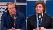 Javier Milei le concedió su primera entrevista tras el triunfo a Alejandro Fantino.