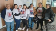 La familia de la víctima y su abogada.