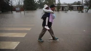 La Plata fue castigada por las fuertes lluvias. Foto: Santiago Hafford para La Nación.