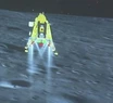 La nave "Chandrayaan-3" se posó con éxito en la Luna.