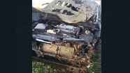 Se le cruzó un carpincho en ruta 2 y volcó: “Nos salvamos de milagro”