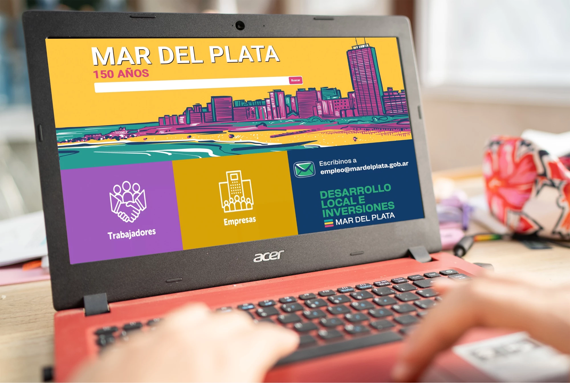 Más de 20 empresas publicaron la búsqueda para cubrir 90 puestos de trabajo. Foto archivo: 0223.