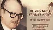 Dos días para homenajear a Abel Fleury en Mar del Plata Dos días para homenajear a Abel Fleury en Mar del Plata