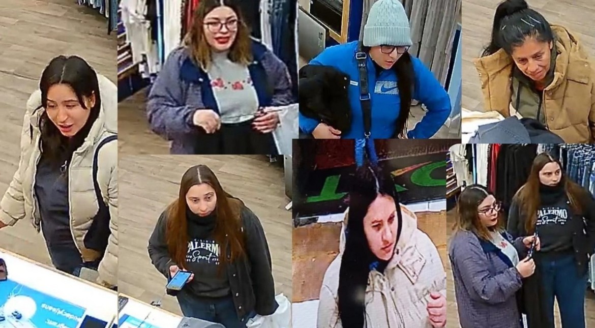 Video: una banda simuló compras, distrajo a una empleada y robó ropa por miles de pesos