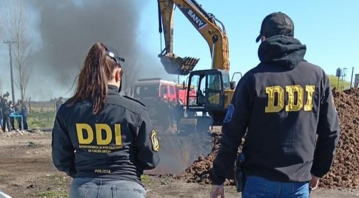 Quemaron 111 kilos de marihuana secuestrados por la Policía