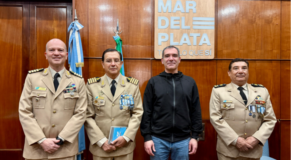 Veteranos de Malvinas de Prefectura visitaron Mar del Plata y compartieron sus experiencias de guerra