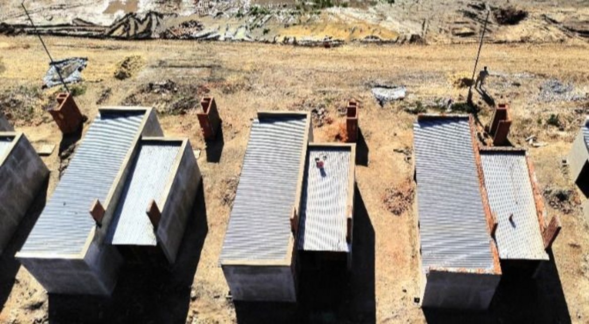 Importantes avances en Chascomús en la construcción de 96 viviendas financiadas por la gobernación bonaerense
