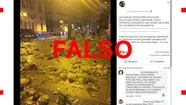 No, esta imagen no muestra cómo quedó Buenos Aires tras una protesta contra Macri