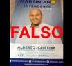 Son falsos los afiches de campaña de Martiniano Molina apoyando a la fórmula Fernández-Fernández