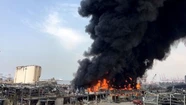 Otro incendio en Beirut, a un mes de la explosión que mató a 200 personas 