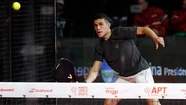 El marplatense Facundo Domínguez se despidió en el APT Pádel Tour
