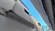 Ventana desde la que tiraba los morteros.