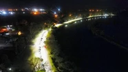 Inauguran nuevo alumbrado led en la ribera del río Quequén