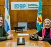 Montenegro se reunió con Lilita Carrió para abordar la problemática de salud mental