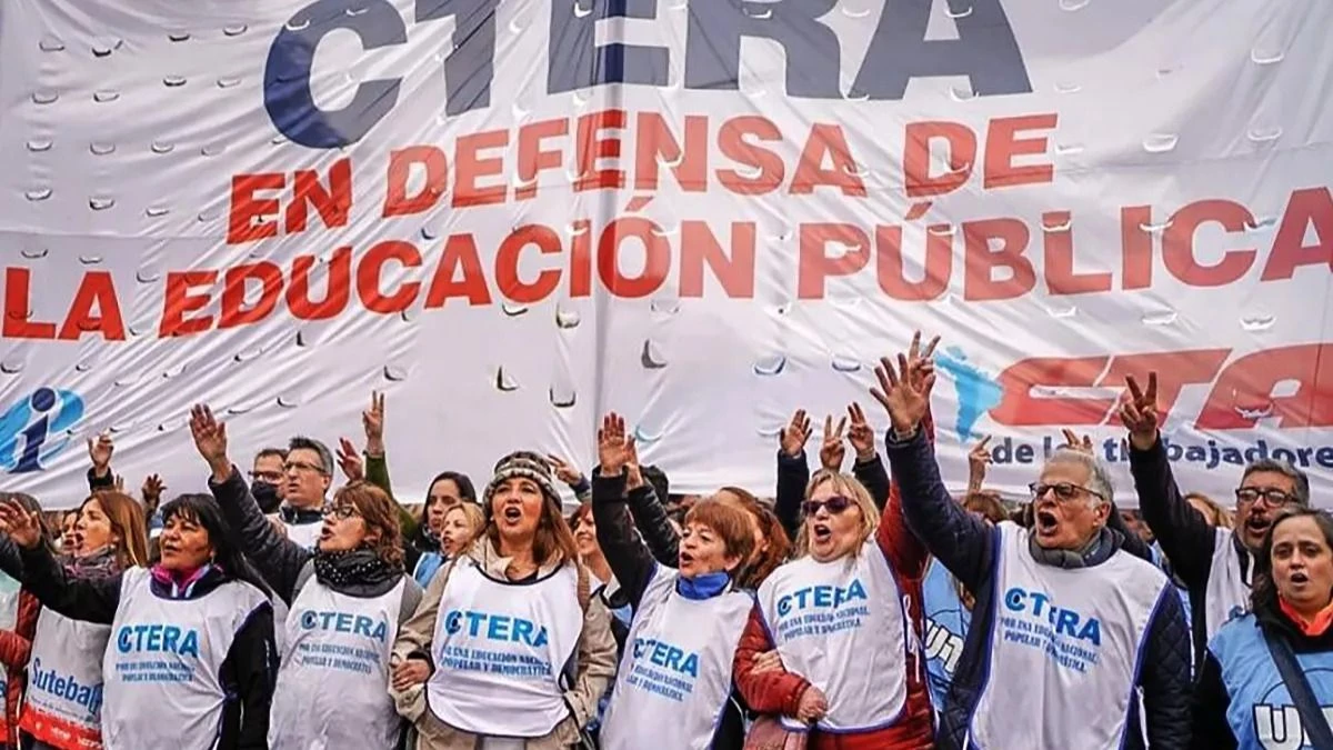 Ctera confirmó un nuevo paro docente y marcha federal: cuándo será y por qué