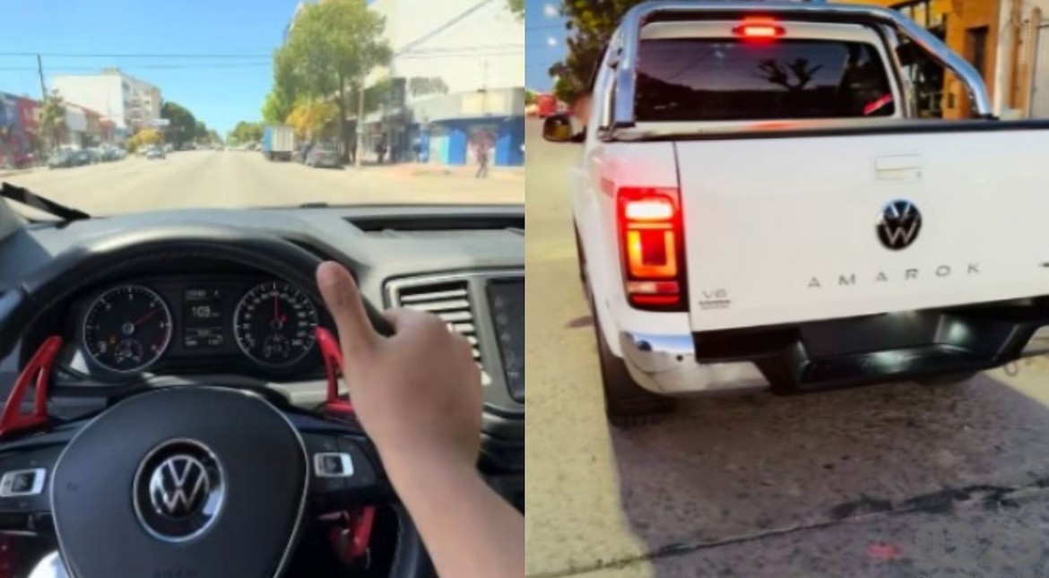 Peligro total: se filma manejando a 100 km/h por avenidas de Mar del Plata y a más de 200 km/h en la ruta